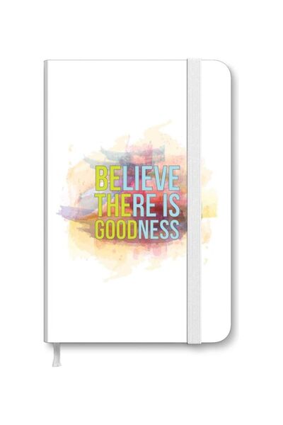 Generic Designer A5 Thick Hardcover Notebook - Be The Good Multicolour
