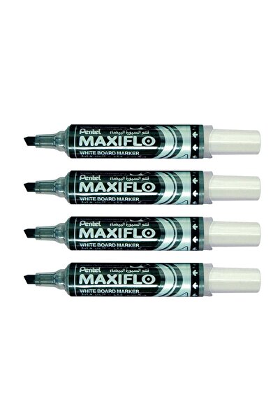Generic 4-Piece Maxiflo White Board Marker Black Ink