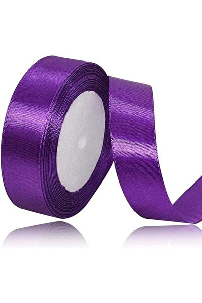 Generic Share the love 24mm Satin Ribbon - 25 Yards Length - Purple - Smooth ...