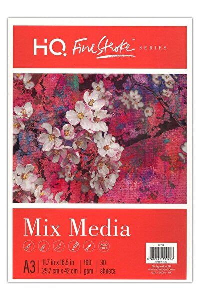 Generic A3 Size Mix Media Sketch Pad 30 Sheets 160gsm Thickness
