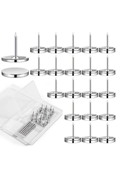 Generic 20 Pcs Magnetic Push Pins Strong Thumb Tacks for Cork Board, Map, Pic...