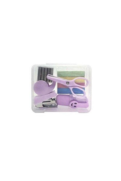 Generic HASTHIP® 6 Pcs Stationery Items Set with Mini Stapler Machine, Staple...