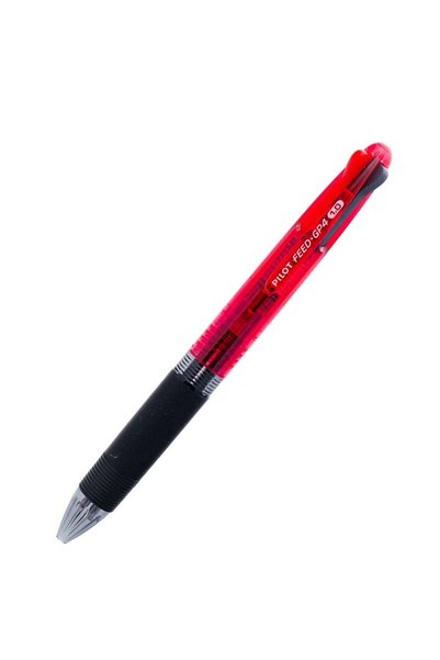 Generic GP4 Muti Ink Ballpoint Pen 1.0mm Tip Red Barrel