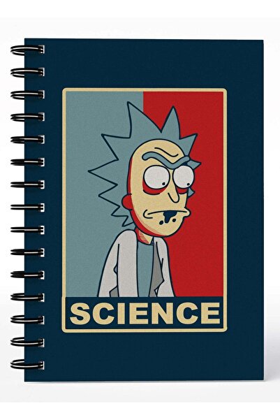 Generic Wirebound Spiral Notebook Funny Rick And Morty Hope Poster Lined Writ...