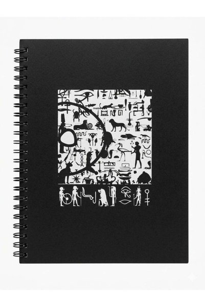 Generic Ancient Code Notebook A5 160 Pages for School & Student Notes
