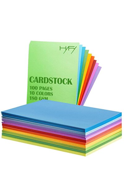 Generic 100 sheets A4 Colored Cardstock 180 GSM Thick Color Paper sheets Card...