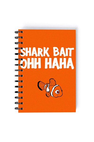 Generic Finding Nemo Printed Spiral A4 Notebook Blue/White/Black