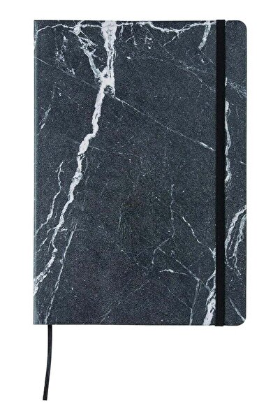 Generic Deluxe Marble A5 Hardcover Notebook – 192 Ruled Pages, Elastic Closur...