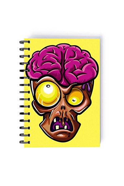 Generic Spiral A5 Notebook Zombie Undead Funny
