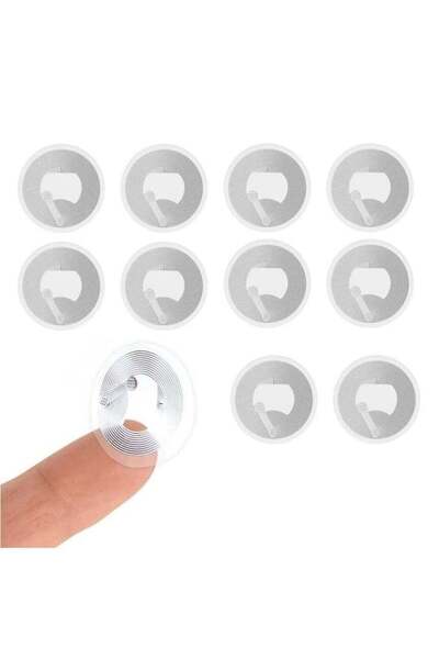 Generic NFC 213 Sticker 144 Bytes Tags (Inlay), Transparent Self-adhesive Nta...