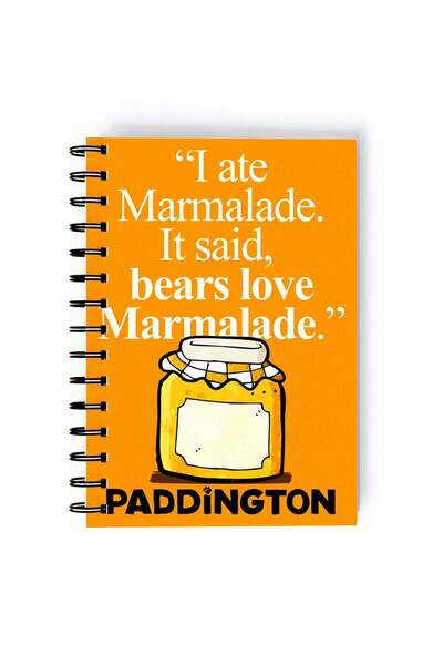 Generic Spiral A5 Notebook Paddington Quote Classic Cartoon Kids Gift Marmala...