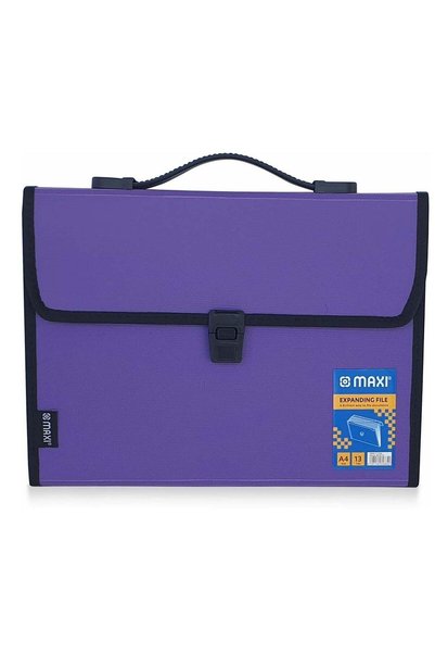 Generic 13-Pocket Expanding File Purple