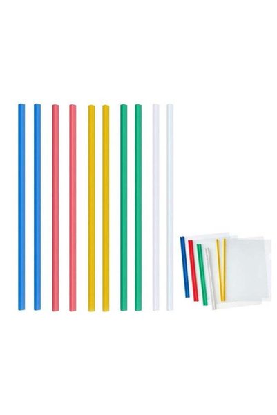 Generic A4 Sliding Bar Report Covers, 10 Pack Plastic File Folders, Holds Up ...