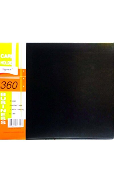 Generic Business card Holder 360 Cards Hard Cover Black…