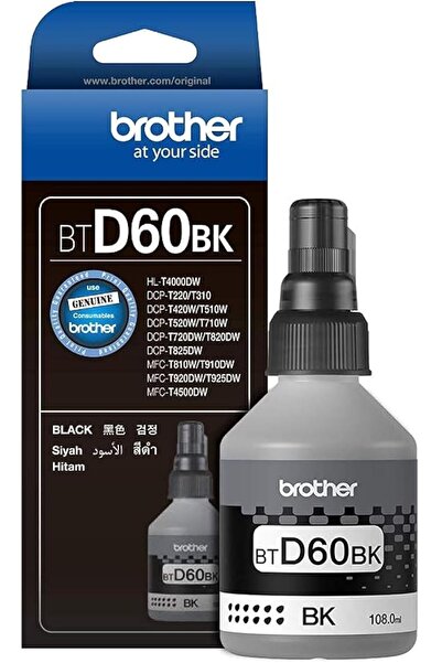 BROTHERSKART زجاجة حبر أسود أصلية من براذر BTD60BK عالية الإنتاجية، تكفي لـ 7...