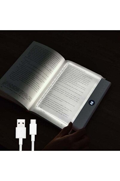 Generic Book Light, Rechargeable Clear LED Flat Reading Light with 3 Colors &...