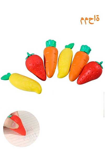 Generic Food Erasers for Kids, 3 Pcs Large Fruit Vegetable Take Apart Puzzle ...