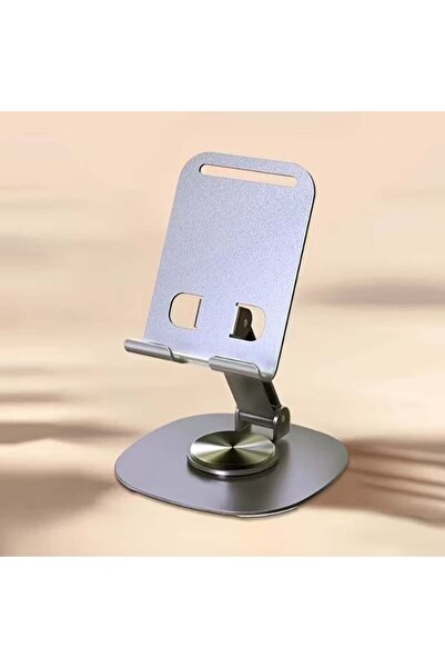 Generic Adjustable Aluminum Phone Stand with 360° Rotation & Foldable Design ...