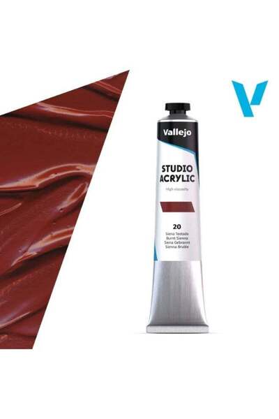 Generic Professional Acrylic Paint for Artists & Studios – Burnt Sienna, High...