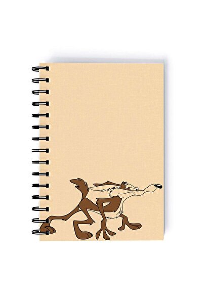 Generic Spiral A5 Notebook 90s Kid Nostalgia Road Runner and Coyote Looney Tu...