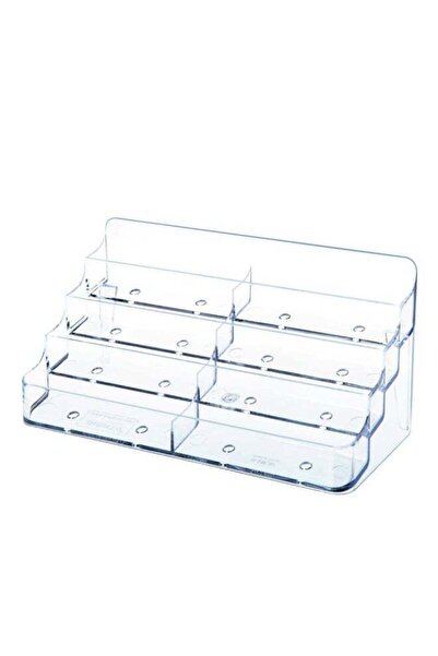 Generic 8 Pocket Acrylic Business Card Holder Desk Display, Clear Card Stand ...