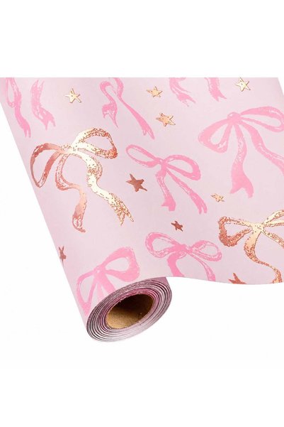 Generic Pink Gift Wrapping Paper Roll,wrapping paper birthday, Gift Wrap With...