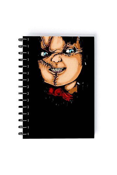 Generic Printed Spiral A5 Notebook Black/Red/Brown