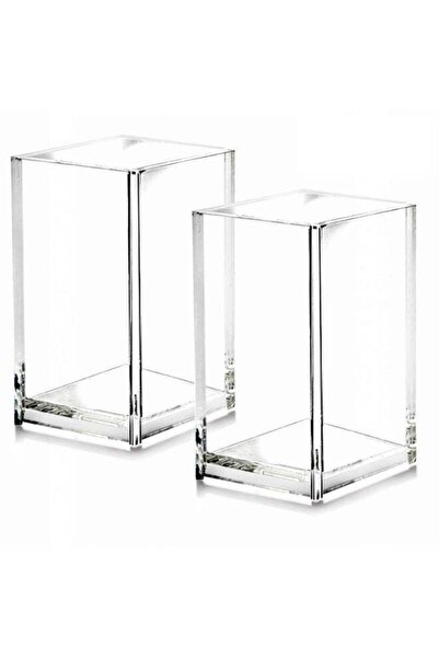 Generic 2 Pack Clear Acrylic Pencil Pen Holder Cup,Desk Accessories Holder,Ma...