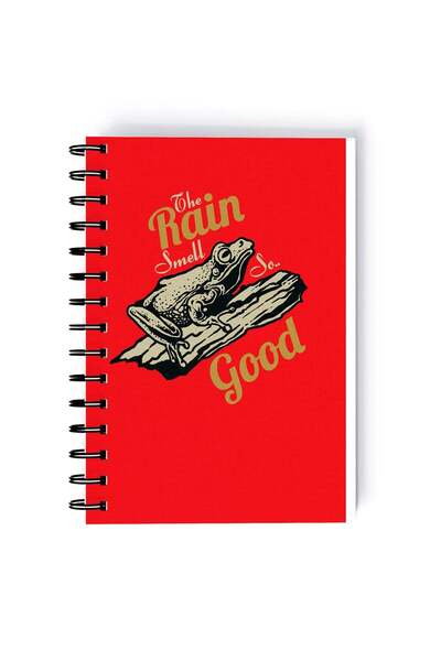 Generic Rain Forest Design Rectangle Spiral A5 Notebook Multicolour