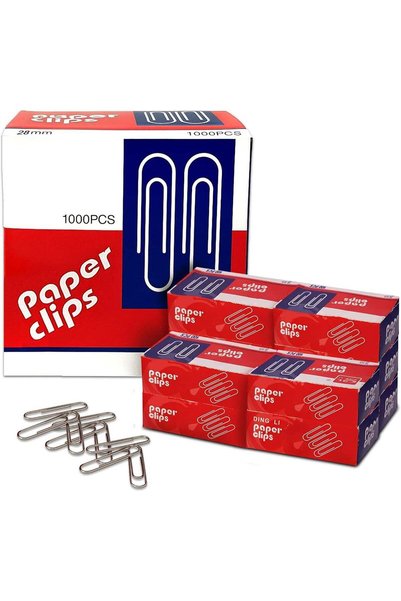 Generic Paper Clips Strong Steel Paperclips for Office, School, Home & Classr...