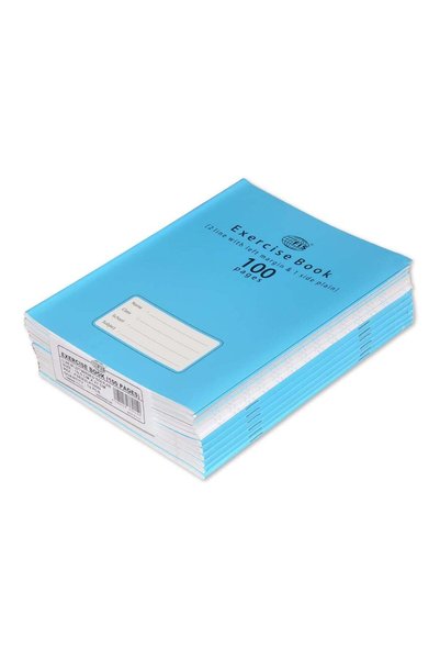 Generic Exercise Book, Size 165x210mm, 50 Sheets, 100 Pages, 2 Line with Left...