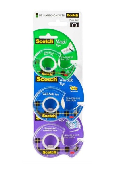 Generic Scotch Tapes Promo 14 - Magic Tape + Wall-Safe Tape + Gift-wrap Tape,...