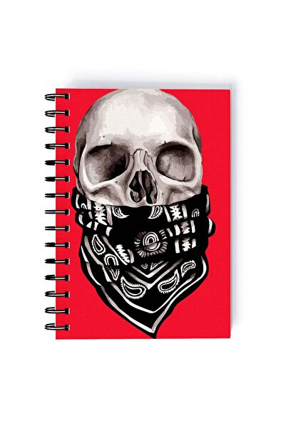 Generic Spiral A5 Notebook Zombie Undead Scarf