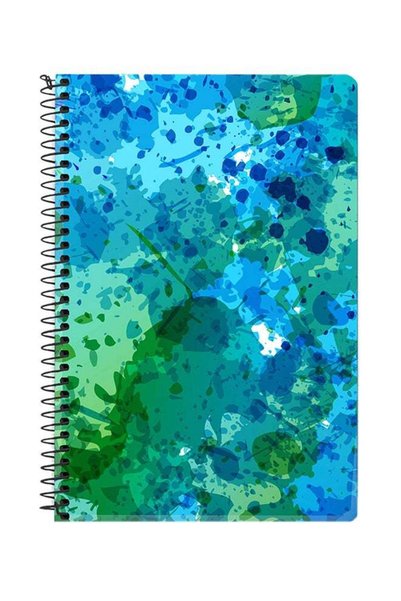 Generic Underwater Burst A5 Spiral Notebook Blue
