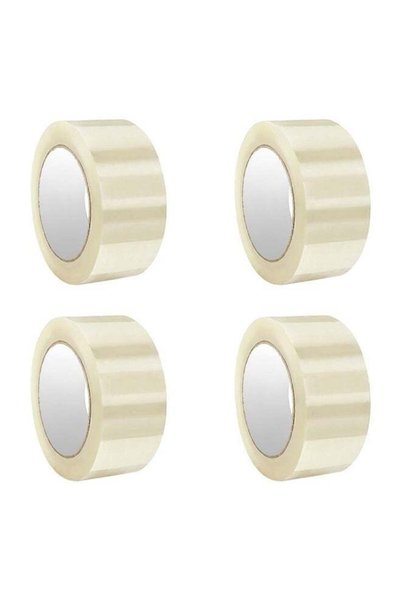 Generic Duravel Pack Of 4 Clear Packing Tape, 2 inches x 50 yards Strong Heav...