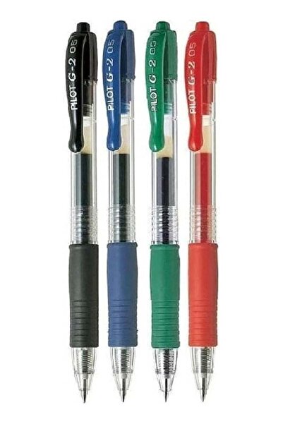 Generic Pilot G2-5 Retractable Gel Ink Rollerball Pens, Extra Fine 0.5mm, Ass...