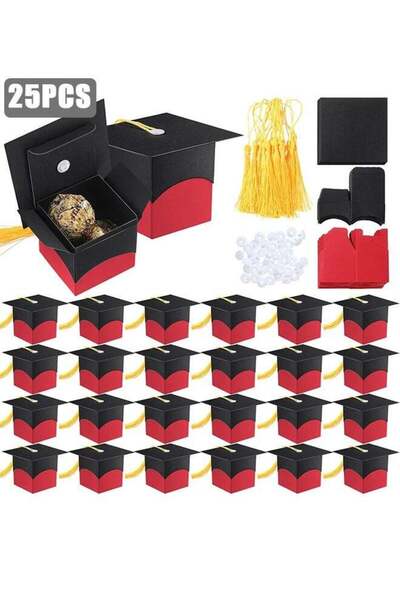 Generic 25Pcs Graduation Party Favors Candy Boxes, Graduation Decorations Cap...