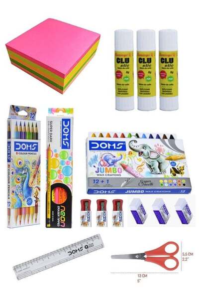 Generic School Stationary Kit 15 in 1 ( 43pcs ) DS03
