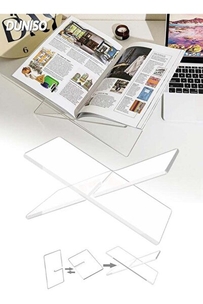 Generic Acrylic Book Stand,Clear Extra Thick Book Display Holder,X-Shaped Rea...