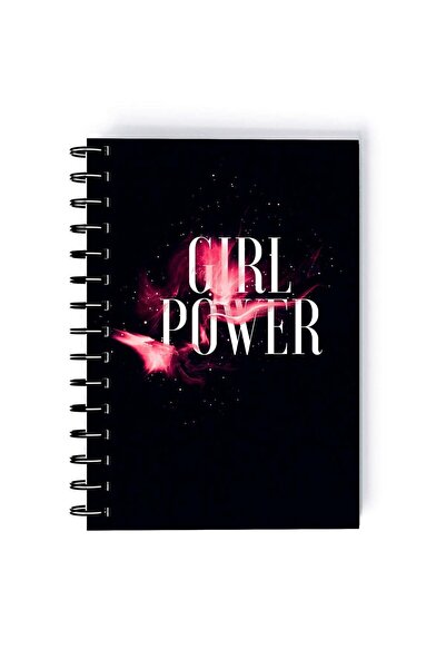 Generic Spiral A5 Notebook Girl Power Girl Squad Print Blue Pink