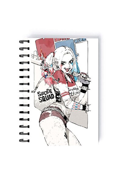 Generic Spiral A5 Notebook Fun Retro Dr Harleen Quinzel Squad Harley Quinn