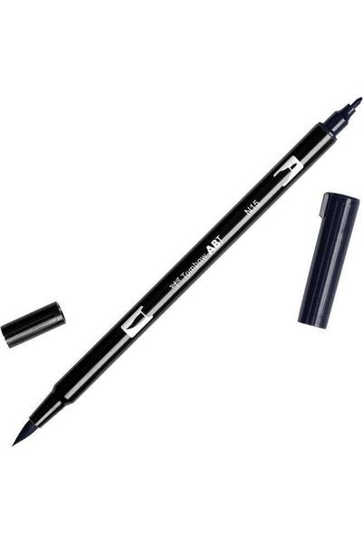 Generic TOMBOW ABT Dual Brush Pen AB-TN15, brush tip and fine tip, Black, Wat...