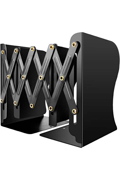 Generic Adjustable Bookends, Metal Book Ends for Shelves Heavy Book, Desk Mag...