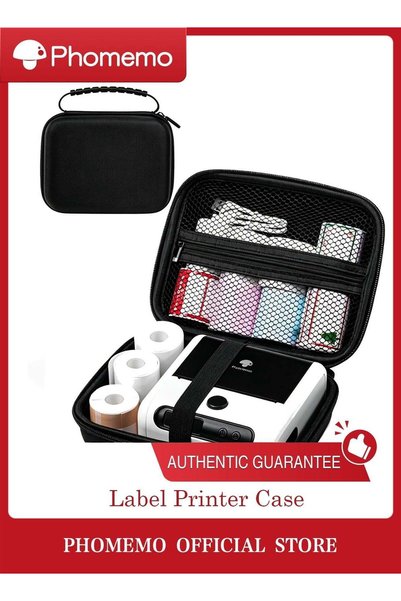 Generic Label Printer Case Hard Carry Case Compatible with Phomemo M110/M221/...