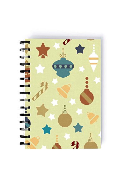 Generic Spiral A5 Notebook Christmas Gifsts Festival Beige