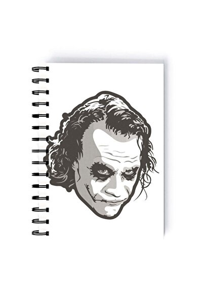 Generic Spiral A5 Notebook Joker Comic Book Series Neon Aesthetic Heath Ledge...