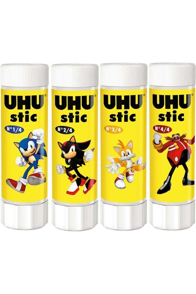 Generic UHU Stic Glue Stick Pack of 4 - 40g Each, Strong, Fast, Solvent-Free,...