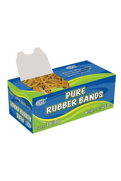 Generic FIS Pure Rubber Bands 35/36 Size, 1/4 LB - FSRB35/36