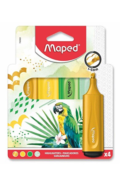 Generic 4-Piece Floupeps Tropical Highlighters Multicolour