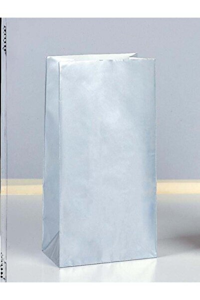 Generic Metallic Silver Party Bags - Pack Of 10
